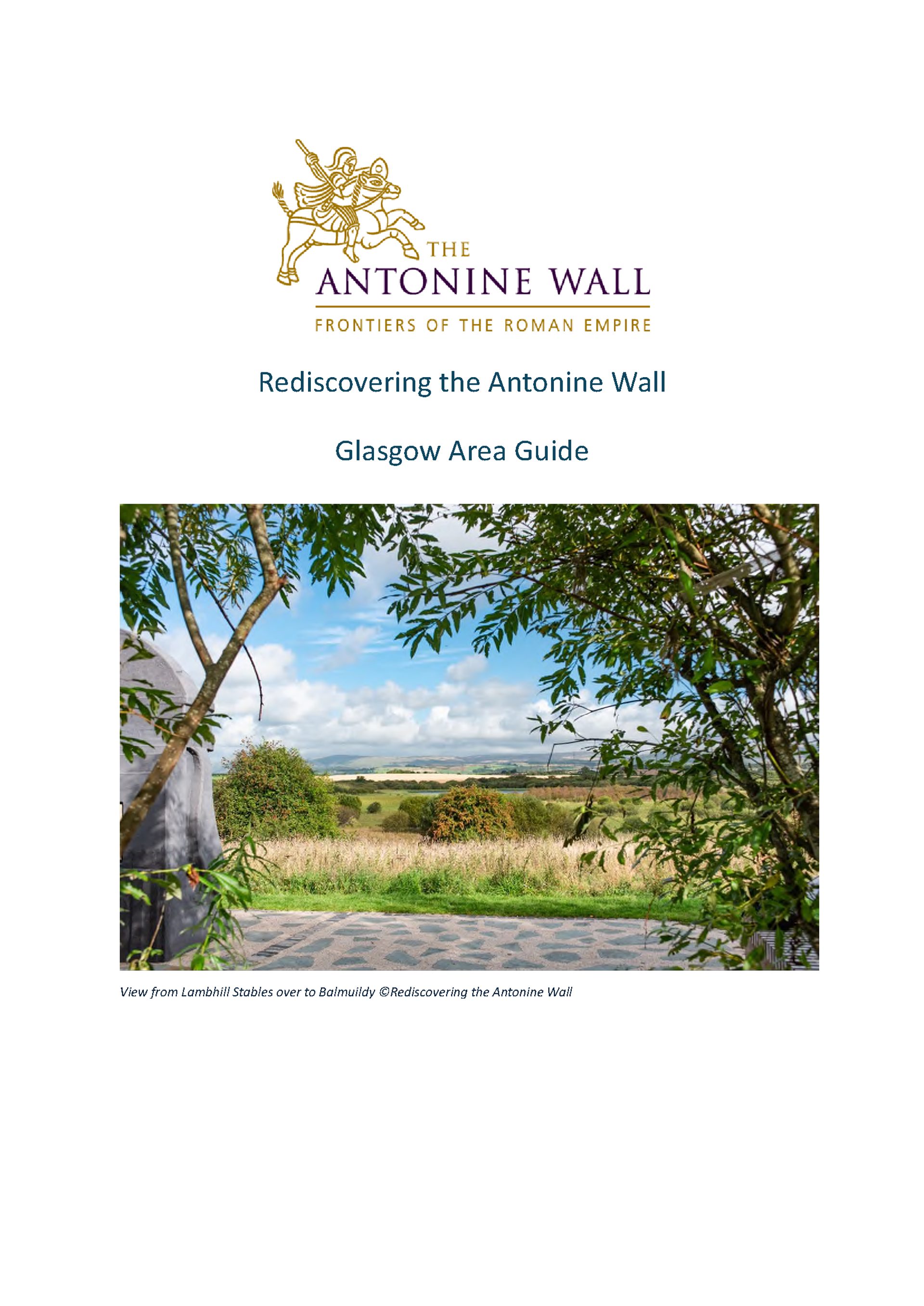 Glasgow area guide front cover which includes a photograph of Lambhill Glasgow area guide front cover which includes a photograph of Lambhill