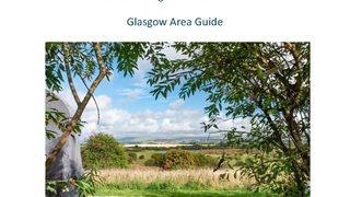 Glasgow area guide front cover which includes a photograph of Lambhill Glasgow area guide front cover which includes a photograph of Lambhill