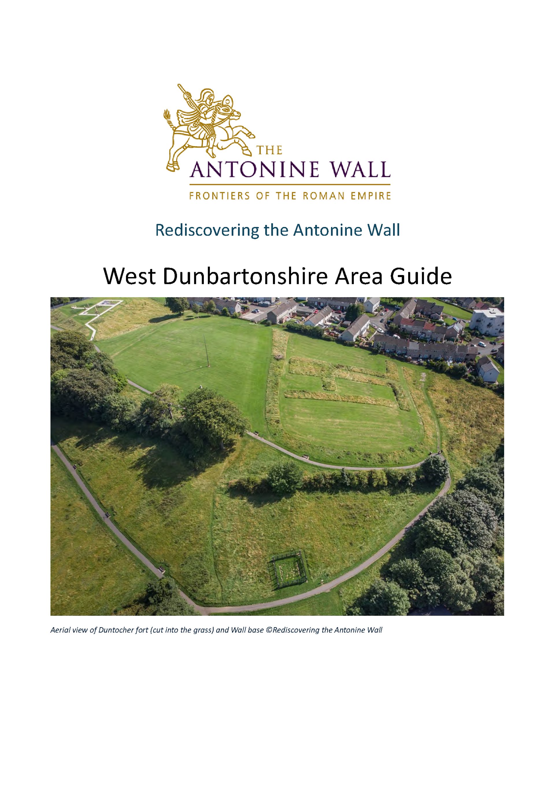 West Dunbartonshire Area Guide front cover which includes an aerial photograph of Goldenhill Park West Dunbartonshire Area Guide front cover which includes an aerial photograph of Goldenhill Park