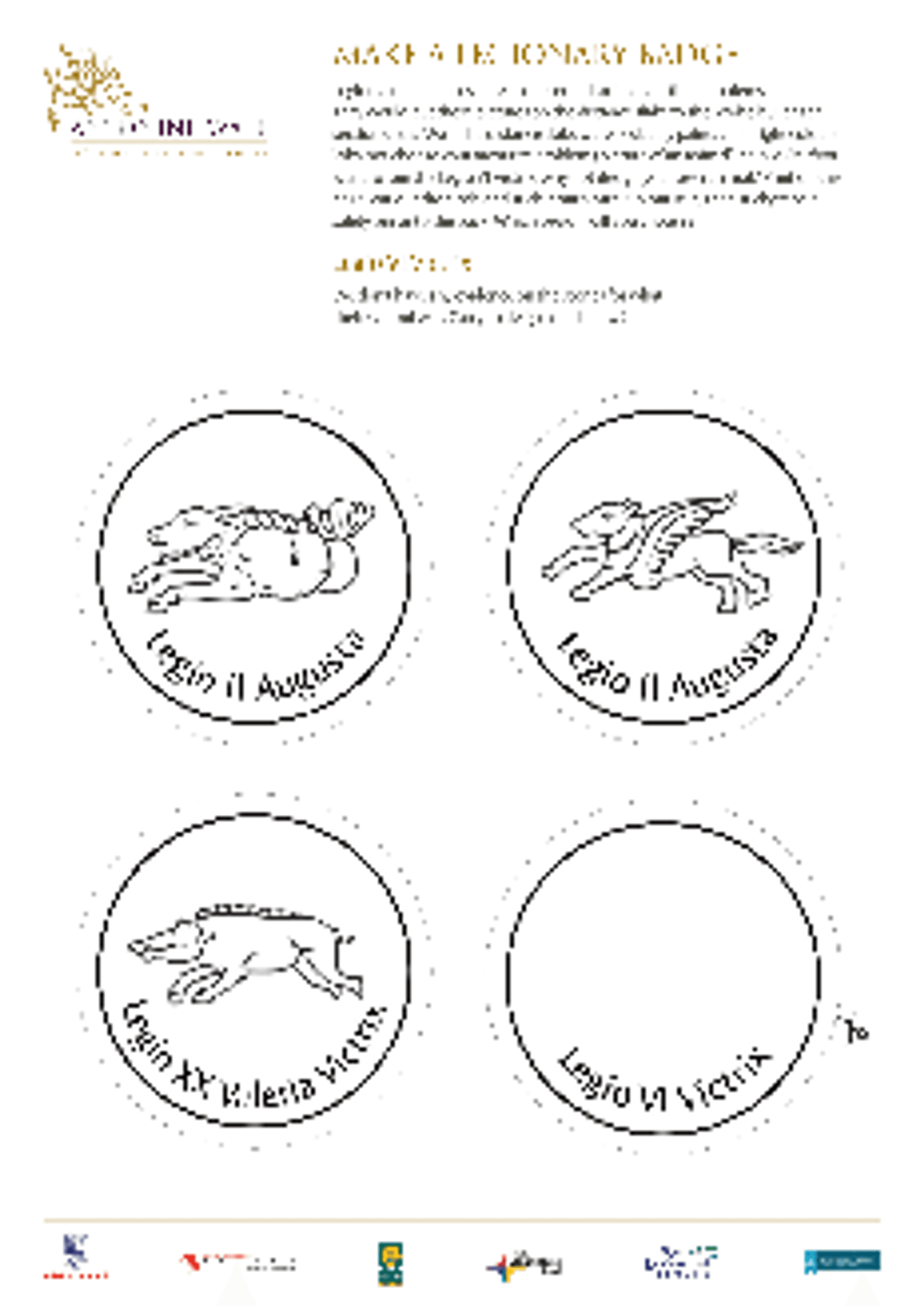 HS Make a Legionary Badge AW 1 HS Make a Legionary Badge AW 1